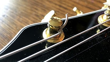 HOW TO GET YOUR GRETSCH GUITAR TO STAY IN TUNE USING MY LOCKING TECHNIQUE with NO WINDING