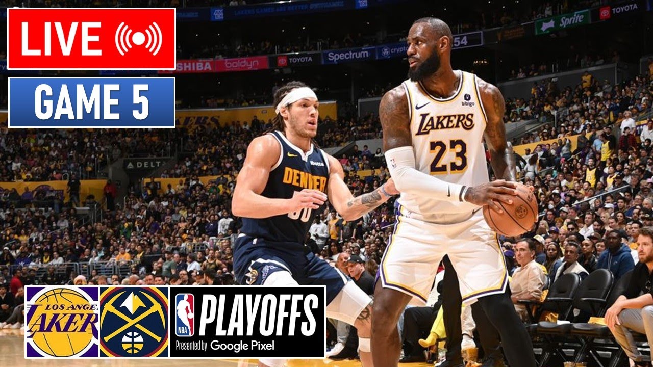 NBA LIVE! LA Lakers vs Denver Nuggets GAME 5 | April 30, 2024 | NBA