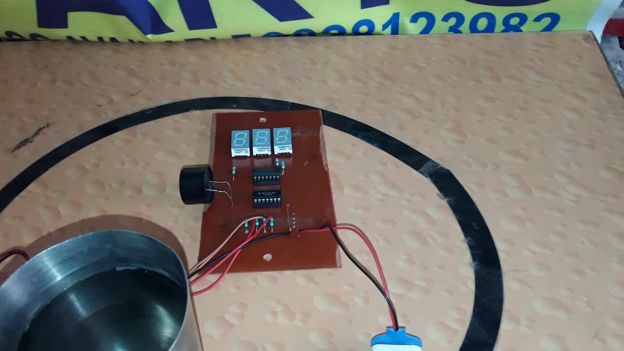 Water Level Indicator using 7 Segment Display. - YouTube
