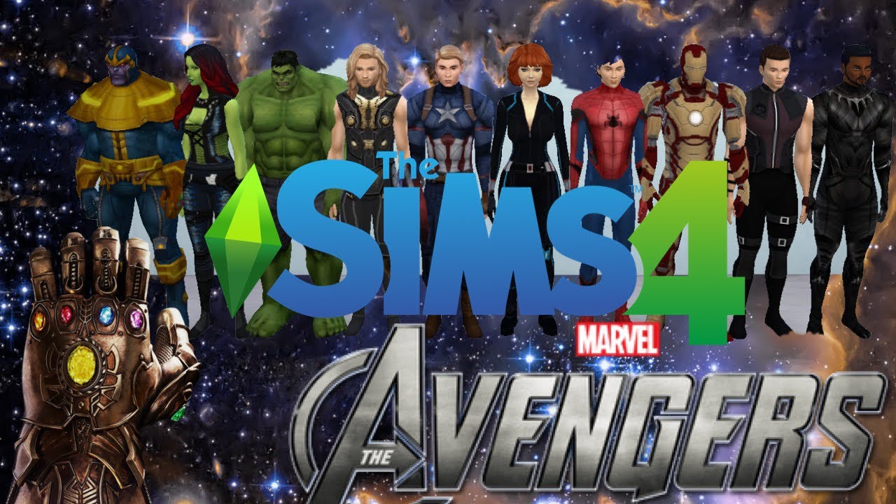 MAKING CHARACTERS FROM THE AVENGERS | SIMS 4 CREATE A SIM