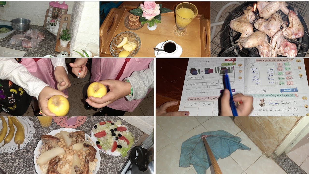 روتين متنوع وعفوي ✅ مرض السرطان دخلها في دوامة 😢لمجة صحية واقتصادية وغير مكلفة / تنظيف دجاج 👍