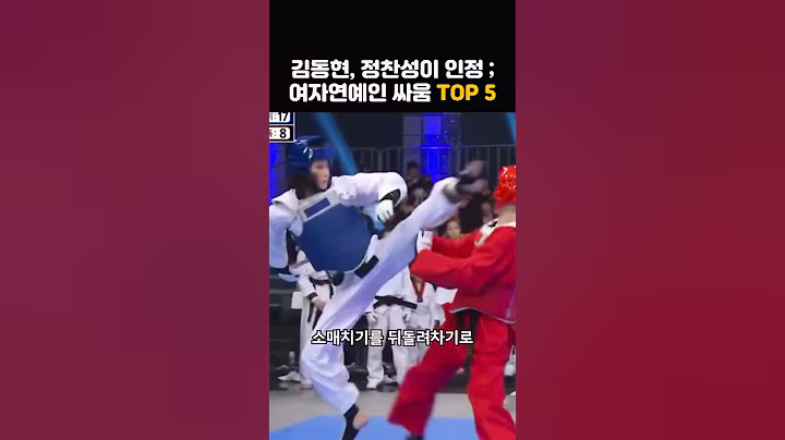 김동현, 정찬성이 인정한 여자연예인 싸움짱 TOP5
