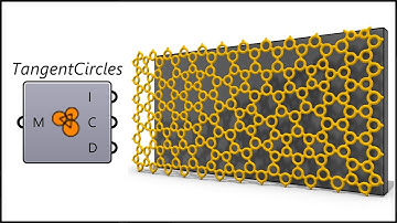 Grasshopper Kangaroo (Circle Packing Wall)