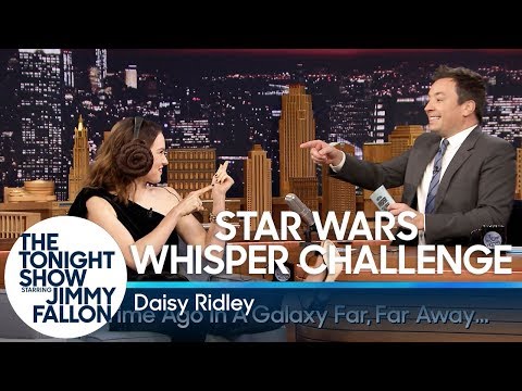 Star Wars Whisper Challenge with Daisy Ridley