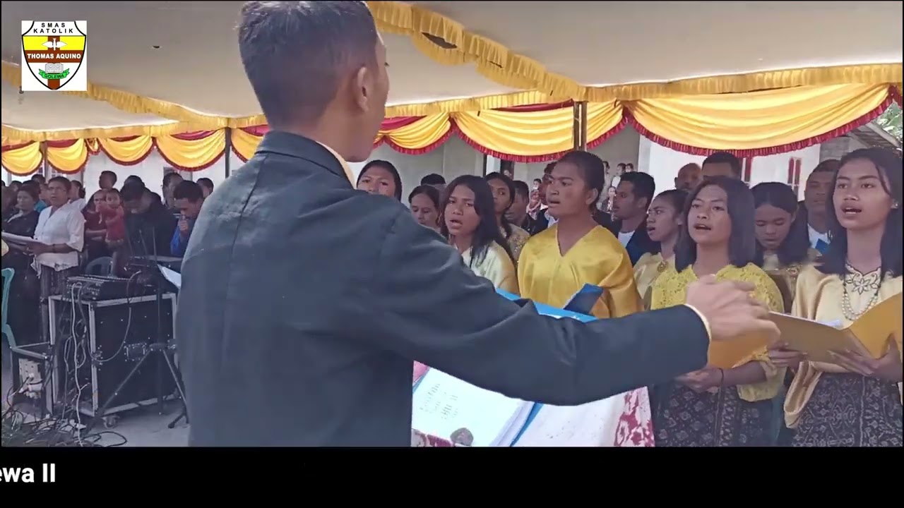 SMAS THOMAS AQUINO GOLEWA II Misa Syukur 60 Tahun Pernikahan Bapak Petrus & Mama Bene