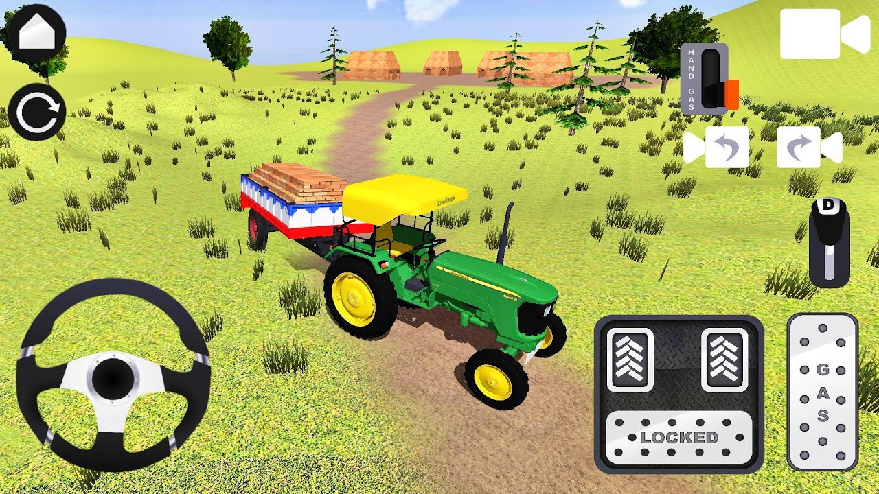 Indian Tractor Simulator Gameplay 504 Driving Green Tractor In indian-tractor-simulator-gameplay-504-driving-green-tractor-in