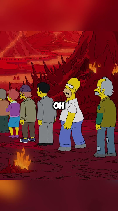 Homer Goes To Hell🔥.......#shorts #thesimpsons #viralvideo