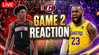 Houston Rockets vs LA Lakers Game 2 Postgame | LeBron James Kevin Durant