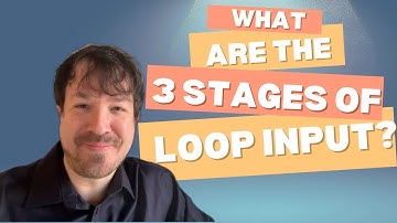 Using the loop input technique for teacher training