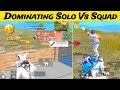 Dominating Solo Vs Squad Rush Gameplay - New Update Gameplay ABHI GAMING