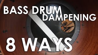 Bass Drum Dampening Methods - A Sound Comparison
