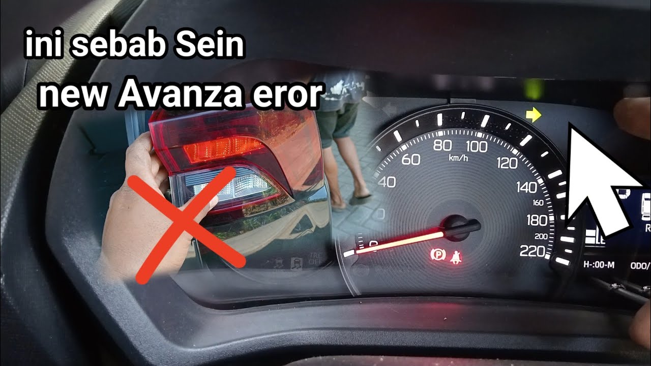 LAMPU SEIN NEW AVANZA EROR (berkedip cepat)