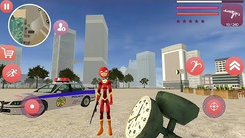 Flash Stickman Rope Hero Speed Hero Crime Simulator | Android/iOS | Gameplay | HD