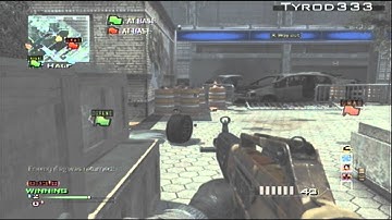 [MW3 MOAB] Gameplay | CTF on Underground | USAS | Specialist |