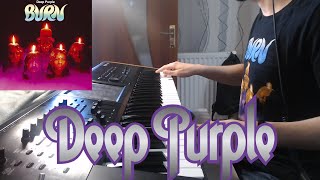 Deep Purple   Burn  (Guitar &amp; Hammond Solo) on Keyboard By Greg Shakhbazyan