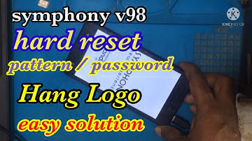 SYMPHONY V98 HARD RESET SYMPHONY V98 HARD RESET
