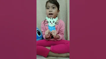Auliya Medina practice her cat story