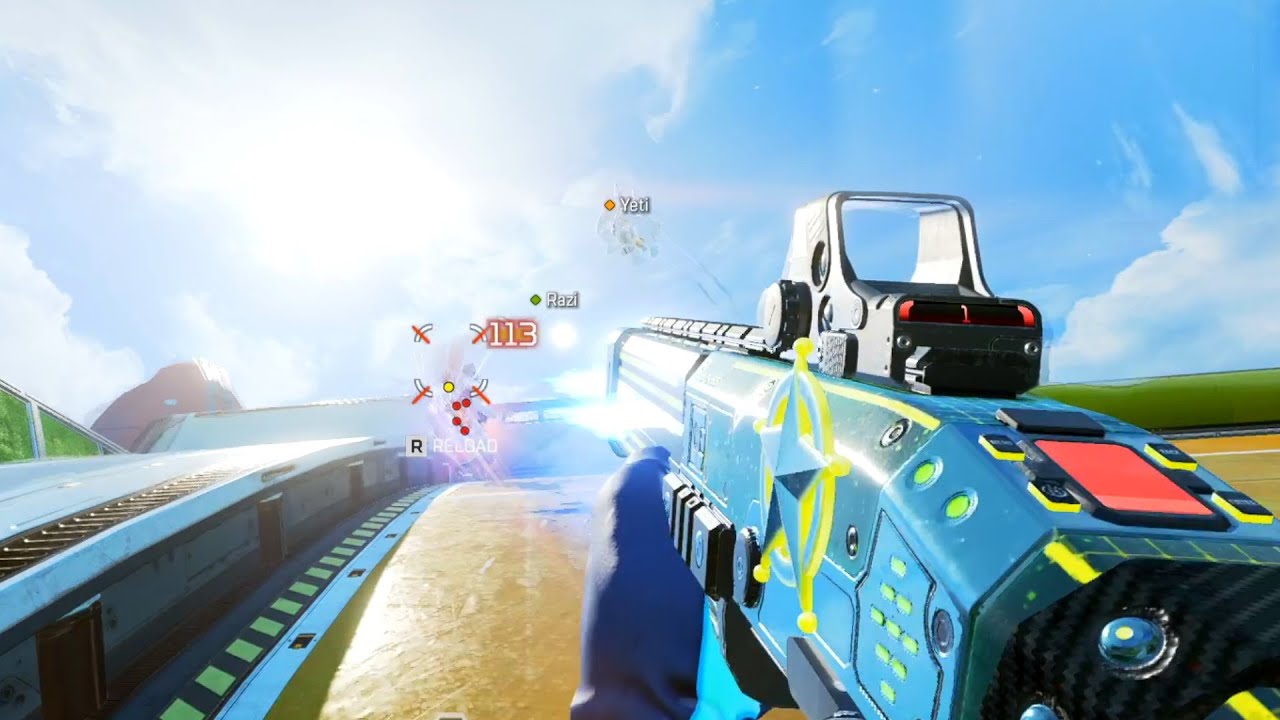 The Best GOLD Peacekeeper Moments in Apex Legends - YouTube