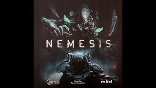 Nemesis Board Game Unboxing 4k