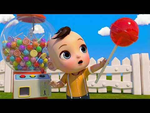 Lollipop Colors Song + Wheels on the Bus | Learn Colors | Nursery Rhymes & Kids Songs | BabaSharo TV