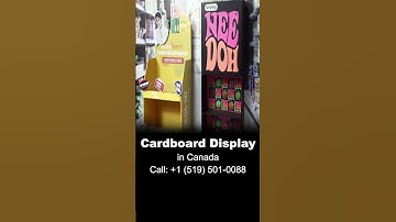 Corrugated Cardboard Displays Ontario | Eprintz Print Shop | Call +1 (519) 501-0088 | eprintz.com