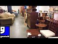 GOODWILL FURNITURE SOFAS DRESSERS ARMCHAIRS TABLES SHOP WITH ME SHOPPING STORE WALK THROUGH