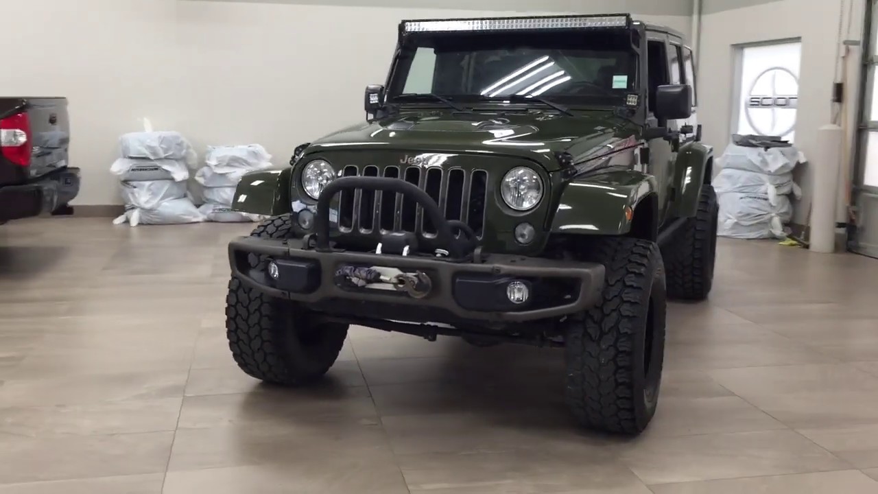 2016 Jeep Wrangler Unlimited 75th Anniversary Review - YouTube