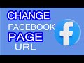 Change Facebook Profile link | Change Facebook URL | Change Facebook pag...