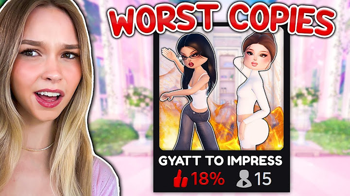 Playing the WORST Dress to Impress COPIES..