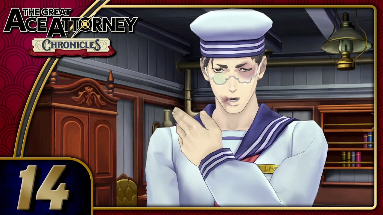 The Great Ace Attorney: Adventures | Roughed Up Hosonaga | Part 14 (PC, Let's Play, Blind)