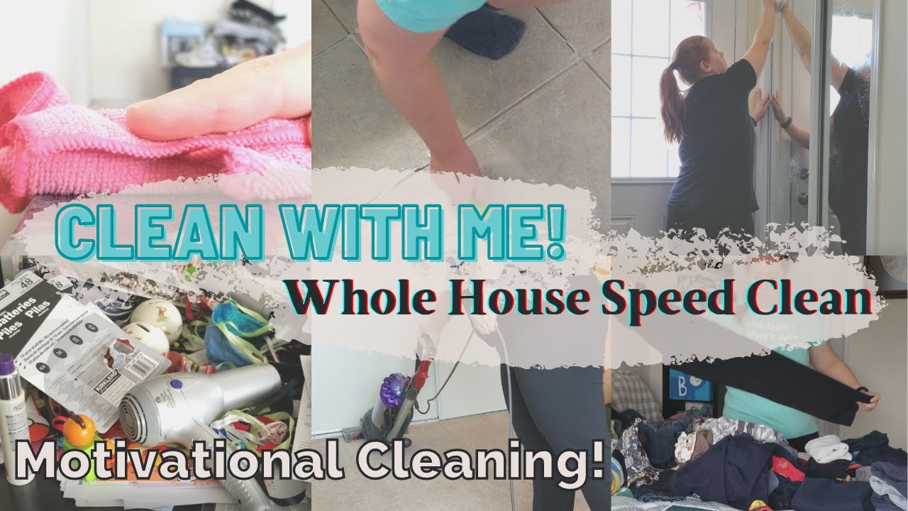CLEAN WITH ME 2021 | 2-DAY SPEED CLEANING MOTIVATION | WHOLE HOUSE ...