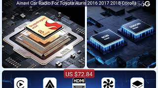 Ainavi Car Radio For Toyota Auris 2016 2017 2018 Corolla Altis... — Best Buy 2026 | Great Quality!