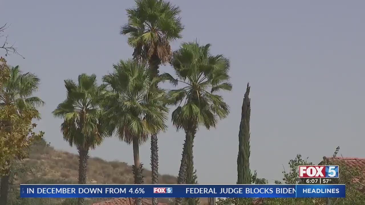 Santa Ana Winds Bring Fire Danger - YouTube