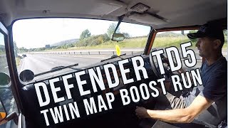 Defender TD5 Twin Map BOOST RUN