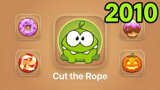 Cut the Rope - App Store 2010 iOS Classics - Gameplay Review, Walkthrough on iPad screenshot 2