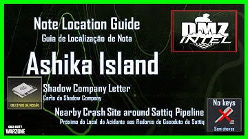 DMZ | Ashika Island Notes | Shadow Company Letter | Carta da Shadow Company
