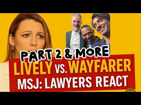 PART 2 Lawyers React: The Turning Tide in Blake’s Lively Case - YouTube