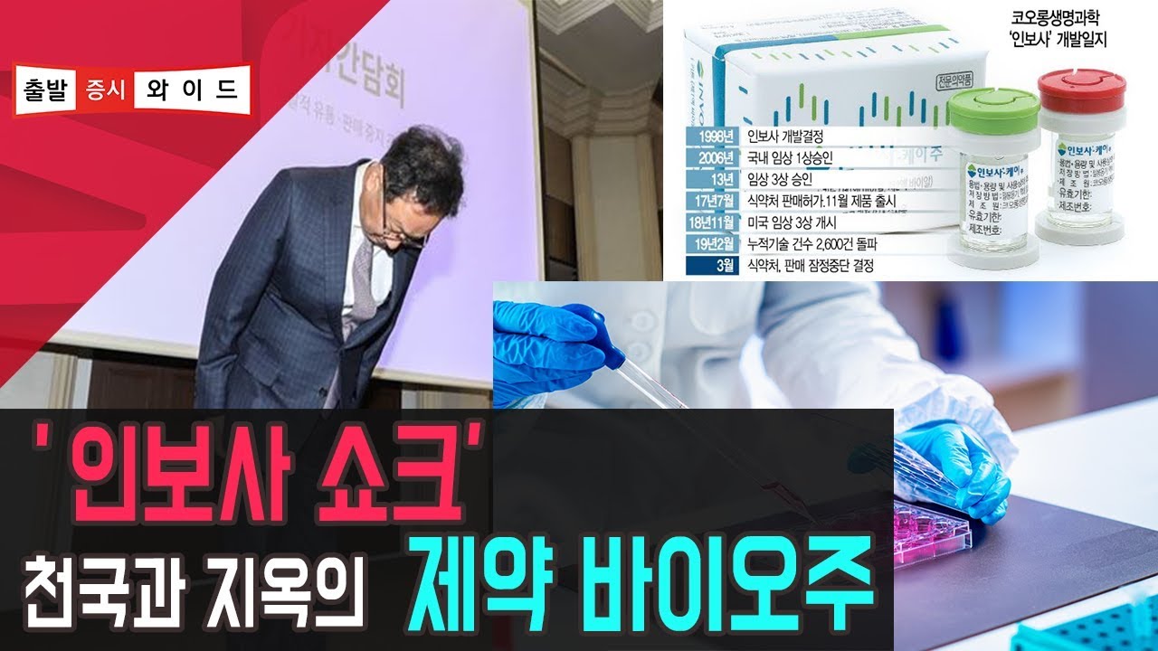 [서울경제TV]'인보사 쇼크' 하락행 열차 탄 코오롱..제약 바이오 종착역은? - YouTube