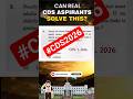 CDS GS PYQ Real Exam Questions | Most Expected Defence GS Questions #cds2026 #tranding #feedshorts