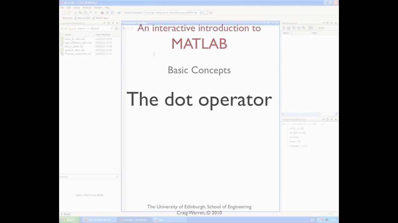 03 The Dot Operator