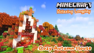 Cozy Autumn House | Relaxing Minecraft Longplay (no commentary) with LoFi