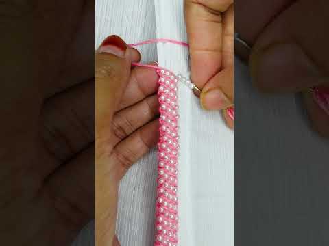 #embroidery #loopstitch #bracelet #beginnersstitch #diy #diynstitch #sewing #stitchtricks #tutorial