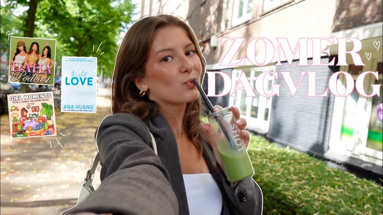 CLEAN GIRL SUMMER DAY IN MY LIFE 💐 | matcha, werken & selfcare 🍵