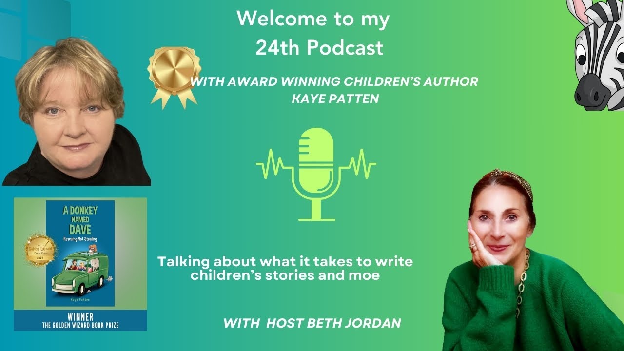 Kaye Patten Award Winning Children's Author chatting with Beth Jordan ...