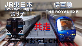 共走 JR東日本E257系踊り子 ＆ 伊豆急ザ・ロイヤル・エクスプレス JR EAST ODORIKO ＆ IZUKYU THE ROYAL EXPRESS