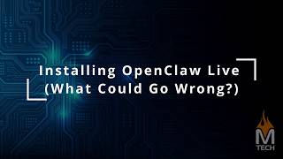 Installing OpenClaw Live (What Could Go Wrong?)