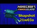 Leuchttintenfisch, neuer Rahmen und Leuchtschrift | 21w03a Minecraft 1.17 Caves  and Cliffs