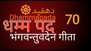Dhammapada 70, धम्‍म पद,  The Buddha and His Dhamma - 556 || Sudhir Raj Singh ||Pali Language|| screenshot 5