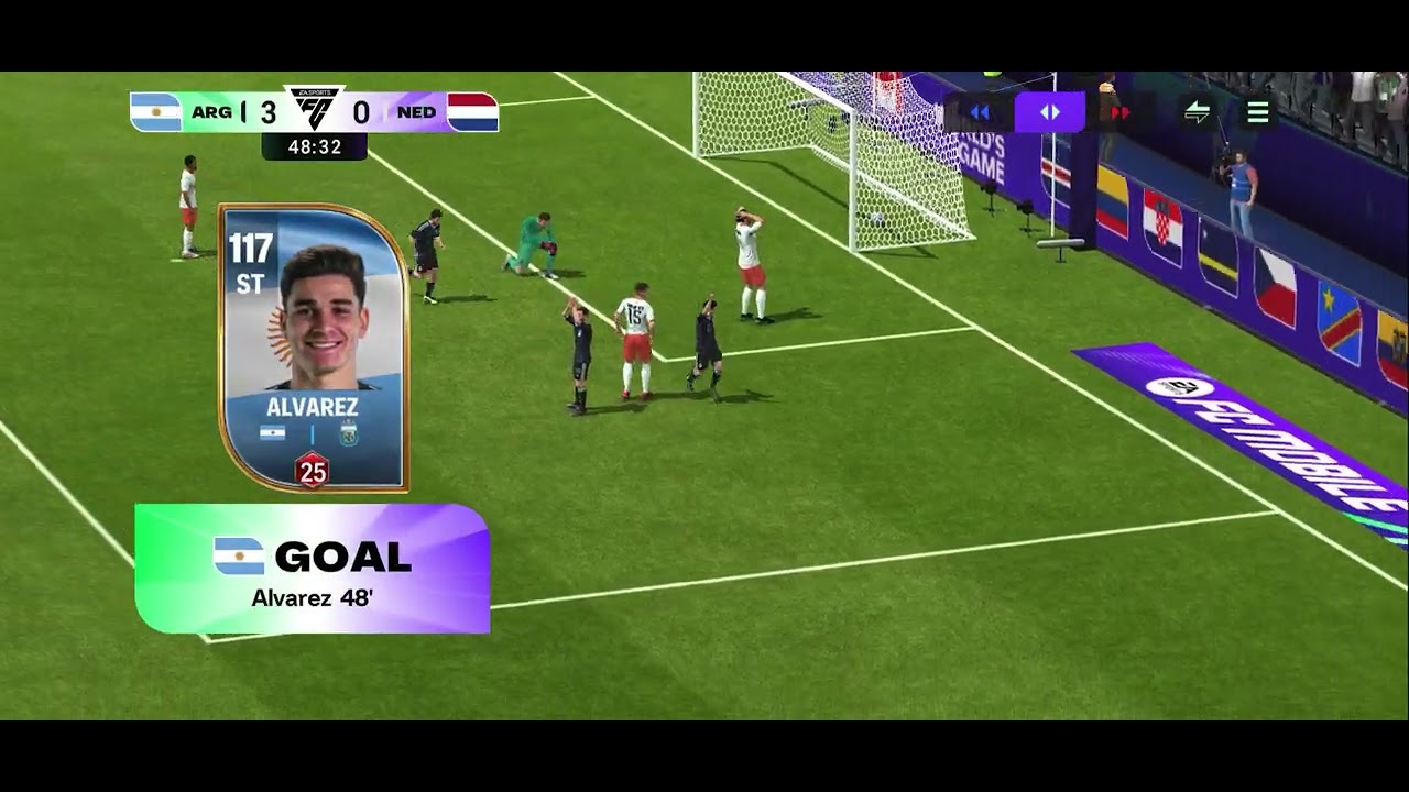 Argentina Vs Netherlands EA FC Mobile Gameplay Intense Match argentina-vs-netherlands-ea-fc-mobile-gameplay-intense-match