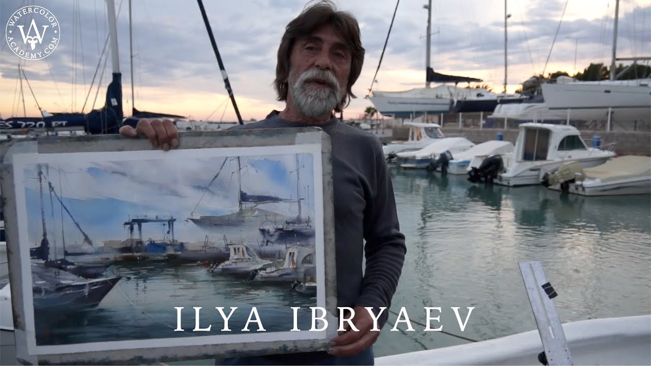 how-to-paint-boats-in-watercolor-from-life-youtube